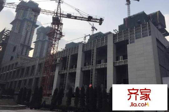 中渝香奈公館商業(yè)裙樓工程進(jìn)度圖（2015-4）