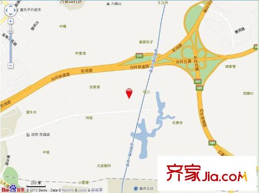 財(cái)信弗瑞登交通圖