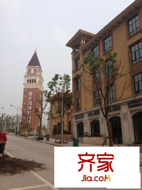 重慶國際家紡城繡色實景圖商業(yè)街（2013-5）