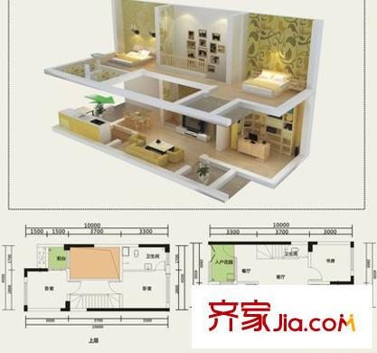 中新城上城二期戶型圖 戶型圖 5室2廳2衛(wèi)1廚
