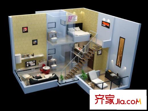 偉岸摩登堡戶型圖摩登堡2號樓A-帶陽臺-2戶型圖 2室1廳2衛(wèi)1廚