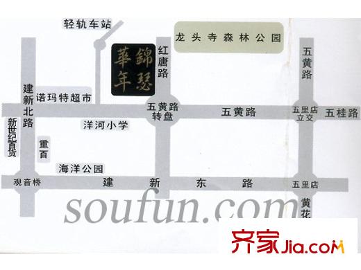 榮升錦瑟華年交通圖