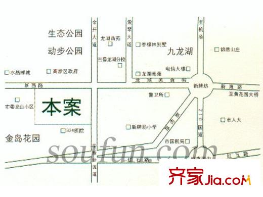 清邁陽(yáng)光交通圖
