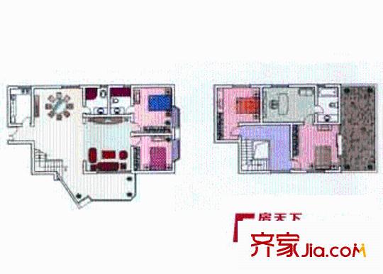 嘉福苑二期  5室 戶型圖