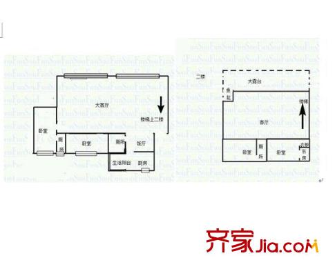 燕渝苑 4室 戶(hù)型圖