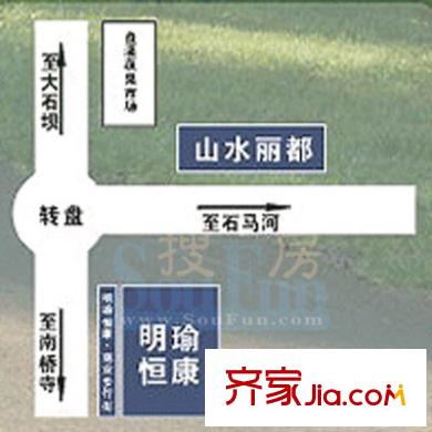山水麗都交通圖