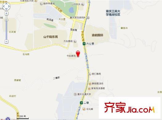 今宏家苑交通圖 