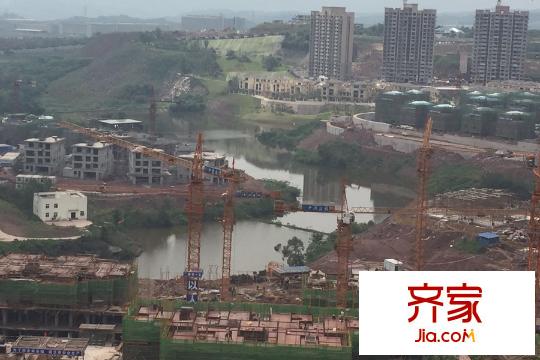 恒大照母山整體工程進(jìn)度實(shí)景（2015-5）