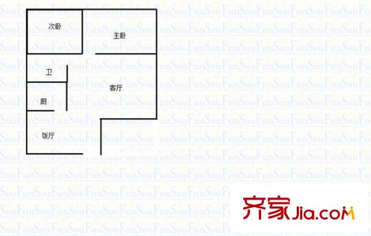 宏華苑 2室 戶型圖