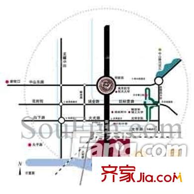 郵政綠苑交通圖