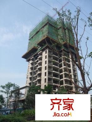 泰碩明天外景圖一期2號(hào)樓工程進(jìn)度（2012.01）