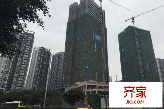 首創(chuàng)鴻恩國際生活區(qū)三期外景圖1、2號樓工程進(jìn)度圖（2015-9）