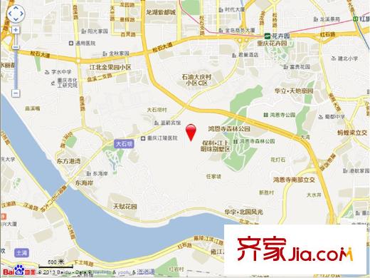 首創(chuàng)鴻恩國際生活區(qū)三期交通圖