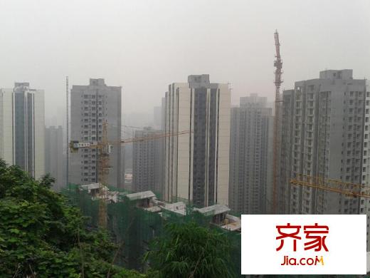 首創(chuàng)鴻恩國際生活區(qū)三期外景圖整體工程進(jìn)度圖（2014.5.22）