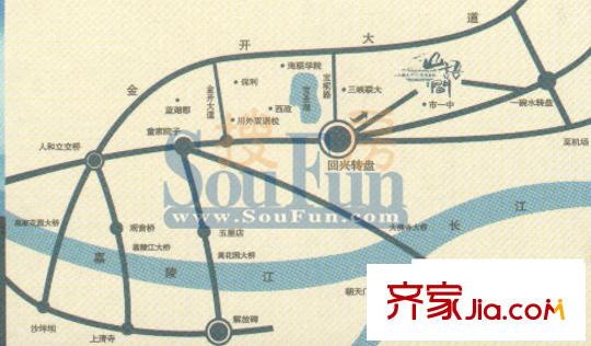 山語間愛尚交通圖