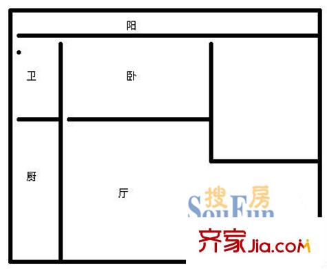 美專校街小區(qū)戶型圖美專校街4 2室1廳1衛(wèi)1廚