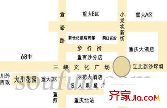 大川花園交通圖