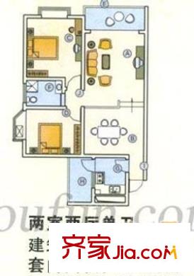 大川花園 戶(hù)型圖2