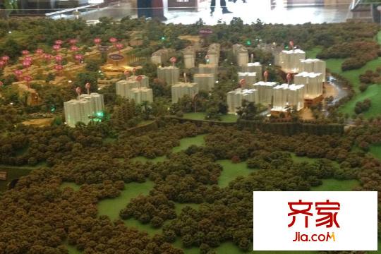 保利江上明珠暢園實景圖沙盤（2015.3.24）