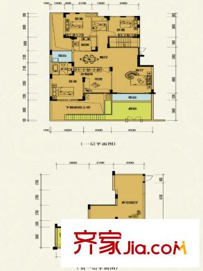 半山七號(hào)戶(hù)型圖二期17號(hào)樓標(biāo)準(zhǔn)層B1戶(hù)型 4室2廳2衛(wèi)1廚