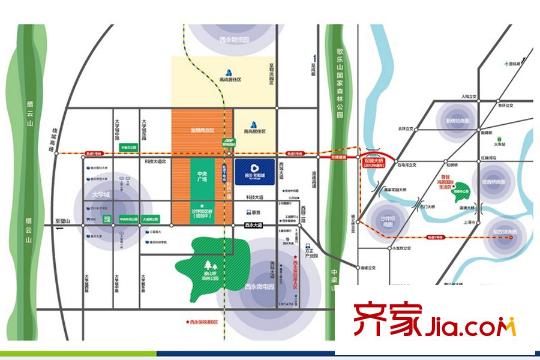 首創(chuàng)光和城區(qū)域規(guī)劃圖