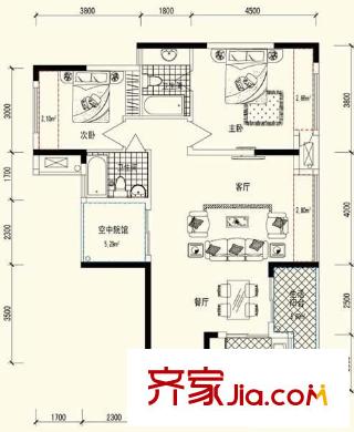 清和源 4室 戶型圖