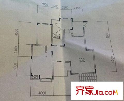 龍湖江與城純小鎮(zhèn)戶型圖龍湖江與城（純小鎮(zhèn)） 4室 戶型圖 4室2廳2衛(wèi)