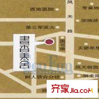 書香美舍交通圖
