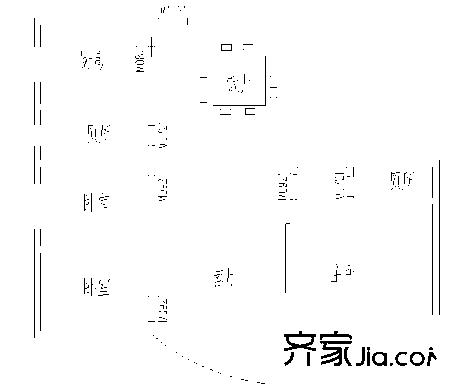 港城花園 3室 戶型圖