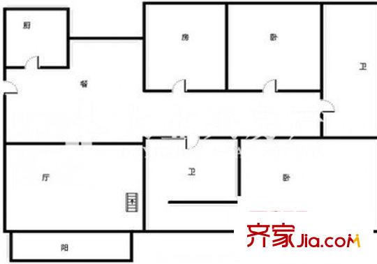 怡潤居 3室 戶型圖