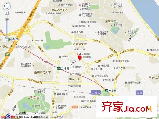金沙國際交通圖