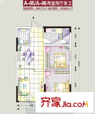 望江閣 戶型圖1