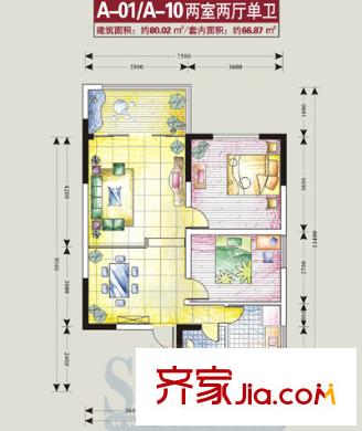 望江閣 戶型圖2