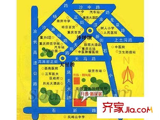 升偉新民居交通圖