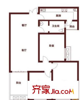 漢渝路小區(qū) 3室 戶型圖