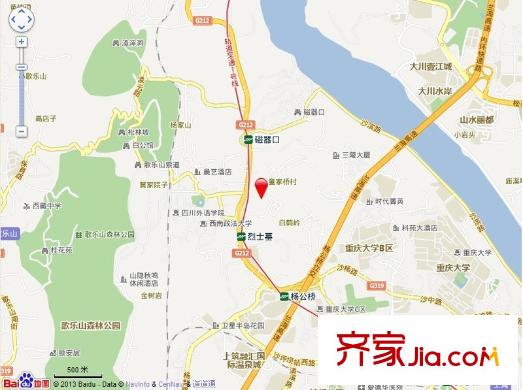 翰林景園交通圖