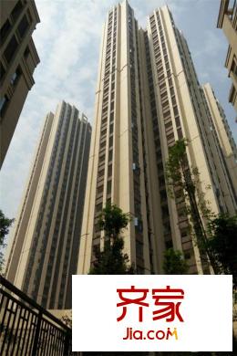 協(xié)信阿卡迪亞江山凌云一期高層外立面實(shí)景圖（2015.4）