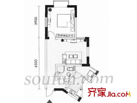 御景豪庭 戶型圖1