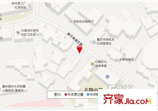 棗子嵐埡交通圖