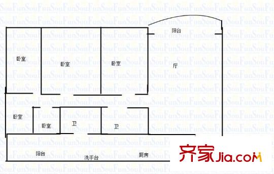 尚賞居 3室 戶型圖