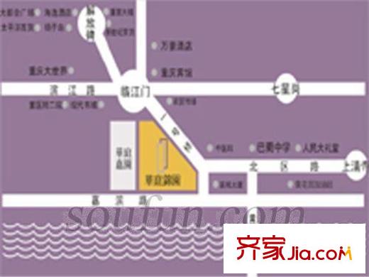 華庭錦園交通圖
