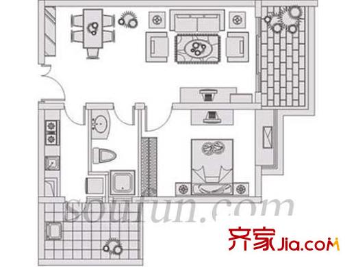 華庭錦園 戶型圖2