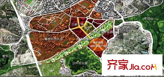 南方東銀ARC中央廣場交通圖
