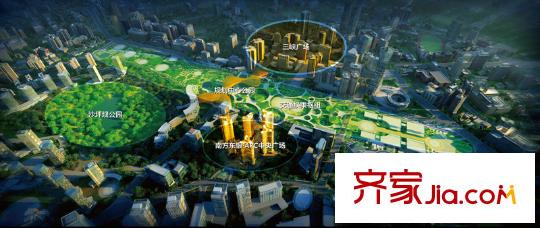 南方東銀ARC中央廣場交通圖區(qū)位圖