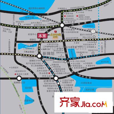 北回歸線交通圖