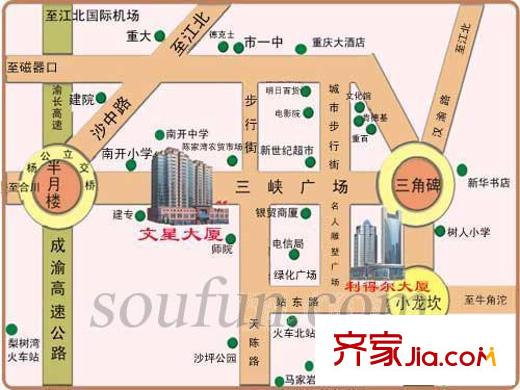 利得爾大廈交通圖