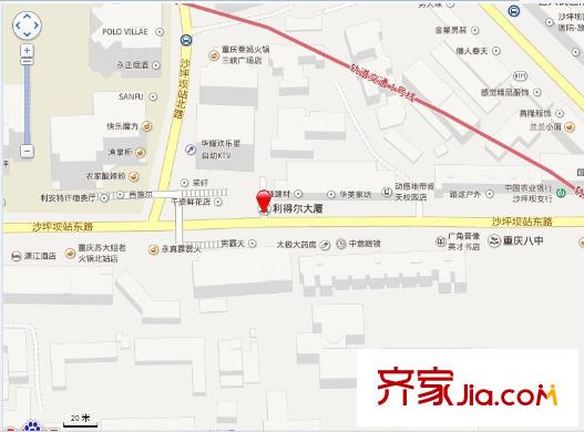 利得爾大廈交通圖 