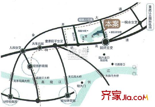 銀鑫蓮花半島交通圖蓮花