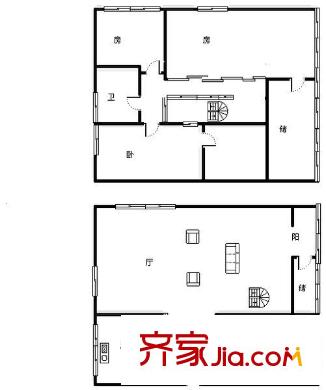 業(yè)成花園 4室 戶型圖