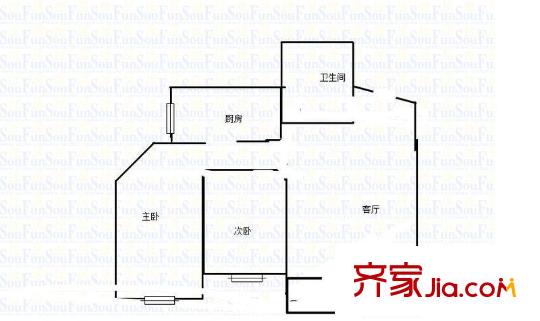利得爾大廈 0室 戶型圖
